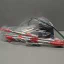 FUSBUNTY Pooper Scooper, Long Handle Dog Pooper Scooper, Heavy Duty Stainless Steel Rake with Tray & Spade Set for Pet Waste Removal, for Grass, Dirt or Gravel