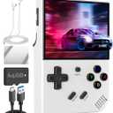 RG35XX Plus Handheld Game Console 3.5-inch IPS Retro Games Consoles Classic Emulator Hand-held Gaming Console Hand Held Games System White