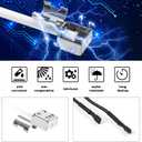 Uniflasy Grill igniter Replacement Kit for Charbroil (G511-0055-W1), 4 Outlet Electronic Igniter and Switch Button with 8 Wires for Charbroil Sunfire Ignition Systems and Most CharBroil Gas Grills
