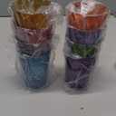 US Acrylic Optix Mini Plastic Reusable Drinking Glasses (Set of 8) 8oz Juice Cups in Jewel Tone Colors | BPA-Free Tumblers, Made in USA | Top-Rack Dishwasher Safe