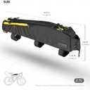 Rhinowalk Bicycle Top Tube Bag Bike Front Frame Bag Waterproof Extra Long Cycling Accessories Upper Pipe Nylon Pouch Pack for Mountain Road Bike