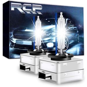 RCP - D1S8 - (A Pair) D1S/ D1R 8000K Xenon HID Replacement Bulb Ice Blue Metal Stents Base Car Lamps Head Lights 35W
