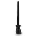 Flawless Eyeliner Tool, Smudge Proof Eyeliners Kit, Silicone Brush Makeup Applicator, with Black & Brown Cream(Black)