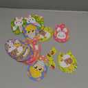 20 Pieces Mini Easter Puzzles Easter Egg Fillers Bunny Chicks Hatching Printed Mini Puzzles Classroom Prize Resurrection Party Favors, 5 Styles