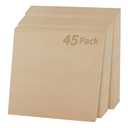 12 x 12 x 1/8 Inch A/AA Garde Baltic Birch Plywood 3mm Plywood Sheets 45Pcs Basswood Sheets with Smooth Surface Perfects for Laser Cutting, Engraving, Crafting, DIY Projects