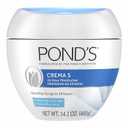 POND'S Crema S Nourishing Face Moisturizer for Women, Skin Care Facial Moisturizer Cream for Dry to Very Dry Skin, Nourishes for up to 24 hours 14.1 oz (14.1 Fl Oz (Pack of 1))