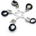 WEMEIKIT 1836-13 7628 7629 Universal Igniter Kit for Weber Genesis 300 Series Front-Control Grills, Genesis E/S 310 320 330 Starter Kit, 65946 65942 Part, 4-Outlet Ignition Replacement 88826