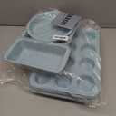 11-Piece Nonstick Baking Pans Set - Professional Grade Carbon Steel Bakeware with Premium Coating- Dishwasher Safe, Stackable, Oven Safe to 450F (Slight Blue)