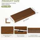 Wire Shelf Covers,30" W x 16" D,5pcs,Walnut