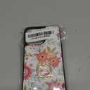 TopPerfekt Compatible with iPhone 14 Pro Max Wallet Case with Card Holder, 360°Rotation Finger Ring Holder Kickstand Protective RFID Blocking PU Leather Pattern Double Buttons Flip 6.7" Floral