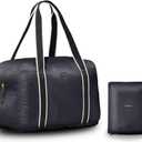 Foldable Duffle Bag for Travel | Lightweight, Water-Resistant, Multifunctional Carry On Bag | Sustainable and Durable Nylon