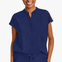 Healing Hands Purple Label Women's Scrub Top with Dolman Sleeves 2 Pockets 2-Way Stretch, Poly Rayon Spandex Twill, Dolman Sleeves, Comfortable Fit, Easy Care, Made for Long & Active Shifts, M
