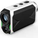 Mini Golf Rangefinder with Slope, Flag Pole Locking, High-Precision, Magnet Stripe, 6X Magnification, 1000 Yards Range Finder, Rechargeable Rangefinders, Golf Tournament Legal