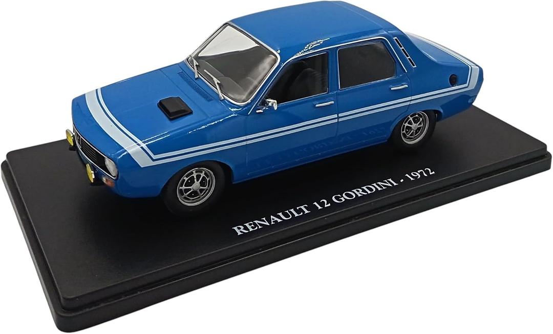 OPO 10 - 1/24 Scale Collectible Miniature car Compatible with Renault 12 Gordini R12 (1972) - VC084