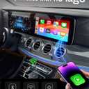 2-in-1 Wireless CarPlay Adapter 2026 Support Apple CarPlay & Android Auto, Mini Bluetooth USB A & USB C Dongle Convert Wired to Wireless Compatible with iPhone & Android