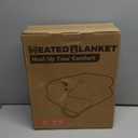 Electric Heated Blanket Full Size 72"x84", Dual-Sided Soft Flannel & Sherpa, LCD Display 10 Heat Settings with 1-12H Timer & Overnight Safe, Bed & Couch, Machine Washable, Light Pink