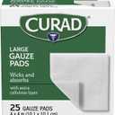 CURAD Pro-Gauze Pad, Nonwoven, Sterile, 4 x 4 Inches, Case of 600