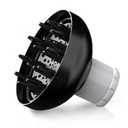 LURA Hair Diffuser For Curly Hair,Diffuser Hair Dryer Attachment,Curly Hair Diffuser,Black Hair Diffuser Attachment For Hair Dryer Nozzles From 1.7 To 2.1