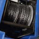 Portable Drill Winch 1000 LB Pulling Capacity with 40 Feet Alloy Steel Wire Rope | Hand Winch for Lifting & Dragging(Blue)