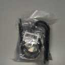 2 x Christmas Stocking Hooks,Non Slip Vinyl Coated Stocking Holder for Mantle Set of 4 Pack, Black Metal Stocking Hanger with Rubber Coated Stocking Hooks for Christmas Party Decorations