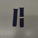 Tasikar Magnetic Bands Compatible with Apple Watch 49mm 46mm 45mm 44mm 42mm Soft Silicone Replacement Loop Wristband for iWatch Ultra 3 2 1 SE Series 11 10 9 8 7 6 5 4 3, Dark Blue-Grey