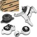 Engine Motor Mount Set Compatible with Nissan Altima 2.5L 2007-2017 Auto Transmission Motor Mount Replace A4350 A4353 A4340 A4339