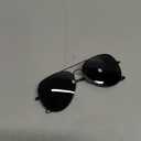 SOJOS Classic Aviator Polarized Sunglasses for Men Women Vintage Retro Style (Black)