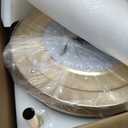 42" Fandelier Ceiling Fan with Light, Crystal Chandelier Fan with Retractable Blades Dimmable Crystal Ceiling Fan Chandelier for Bedroom Living Room Dining Room-Gold