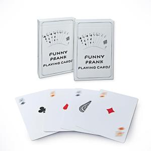 2 Decks Blurry Playing Cards Funny Card Deck, Prank Gifts, Prank Playing Cards, Prank Card Games, Prank Poker Cards