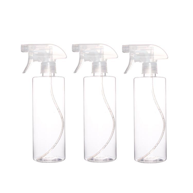 BAG1B671RgL 3 CLEAR SPRAY BOTTLES WITH WHITE LIDS