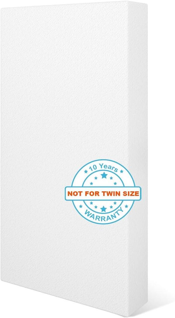 5" Hx52 Lx27.5 W Breathable Mattress
Waterproof and Removable Machine Washable Outer Cover, CertiPUR-US Certified Medium Firm Foam