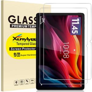 2 Pack, Screen Protector for Lenovo Tab P11 2nd Gen/Lenovo Tab K11 Plus/Lenovo Tab Plus 2024 11.5 Inch Tempered Glass Film Easy Installation