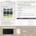 SUNOFF Cordless No Drill Blackout Cellular Shades, 30" W x 64" H, Black