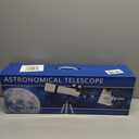 ToyerBee Telescope for Adults & Kids, 70mm Aperture Astronomical Refractor Telescopes for Astronomy Beginners (15X-150X), 300mm Portable Telescope with an Phone Adapter & A Wireless Remote (White)