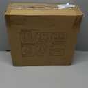 HORLIMER 13x10x4 inches Shipping Boxes Set of 15, White Corrugated Cardboard Box Literature Mailer, 15 Stickers Included