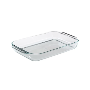 PYREX 2.8 Quart Glass Baking Dish, 9,5x13x2.5 INCH' Rectangular Baking Dishes for Oven, Tempered Glass Casserole Dish Cooking Oven Bake