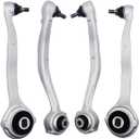 4pcs Front Suspension Kit Control Arm with Ball Joints & Bushing for Mercedes-Benz C250, C300, C350, E350, SLK250, SLK300, SLK350, RWD