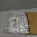 LARGER Compartment - Stackable Water Bottle Organizer Holder - for Stanley & Others' Large Tumbler - Clear Rack, Cup Bottle Holder for Cabinet Home Countertop Fridge Pantry Shelf, 2 Tier Hold 6