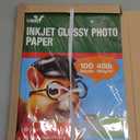 Uinkit 11x17 100 Sheets Photo Paper Glossy Inkjet 48lb Single Side Print Poster Playbill Obituary Papers for Funerals Bulletin Gallery Show Photographic 11 x 17 Copy Printing A3 Value Packed