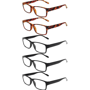 Gaoye Professional Reading Glasses for All Day - Computer Readers with Blue Light Protection - Value Pack +3.0