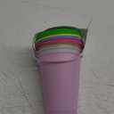 Color Changing Cup and Straw Set 4 Cups 4 Lids