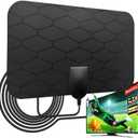 TV Antenna for Local Channels,Support 360 Reception 4k 1080P,Portable Antenna Indoor-Amplifier Signal Booster - 10ft Coaxial HDTV Cable, Digital Antenna for Smart TV Indoor