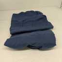 Navy Blue Curtains 96 Inches Long for Living Room Dining 2 Panel Set Back Tab Pocket Marine Drape Light Filter Semi Sheer Energy Efficient Privacy Linen Dark Blue Curtain for Bedroom Mens 52x96 Length