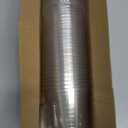 20 oz Clear Plastic Cups with Straw less Sip Lids,25 Sets Disposable Iced Coffee Cups with Lids, Disposable Clear Plastic Cup with Lid for Iced Coffee, Smoothie, Cold Drinks for Party