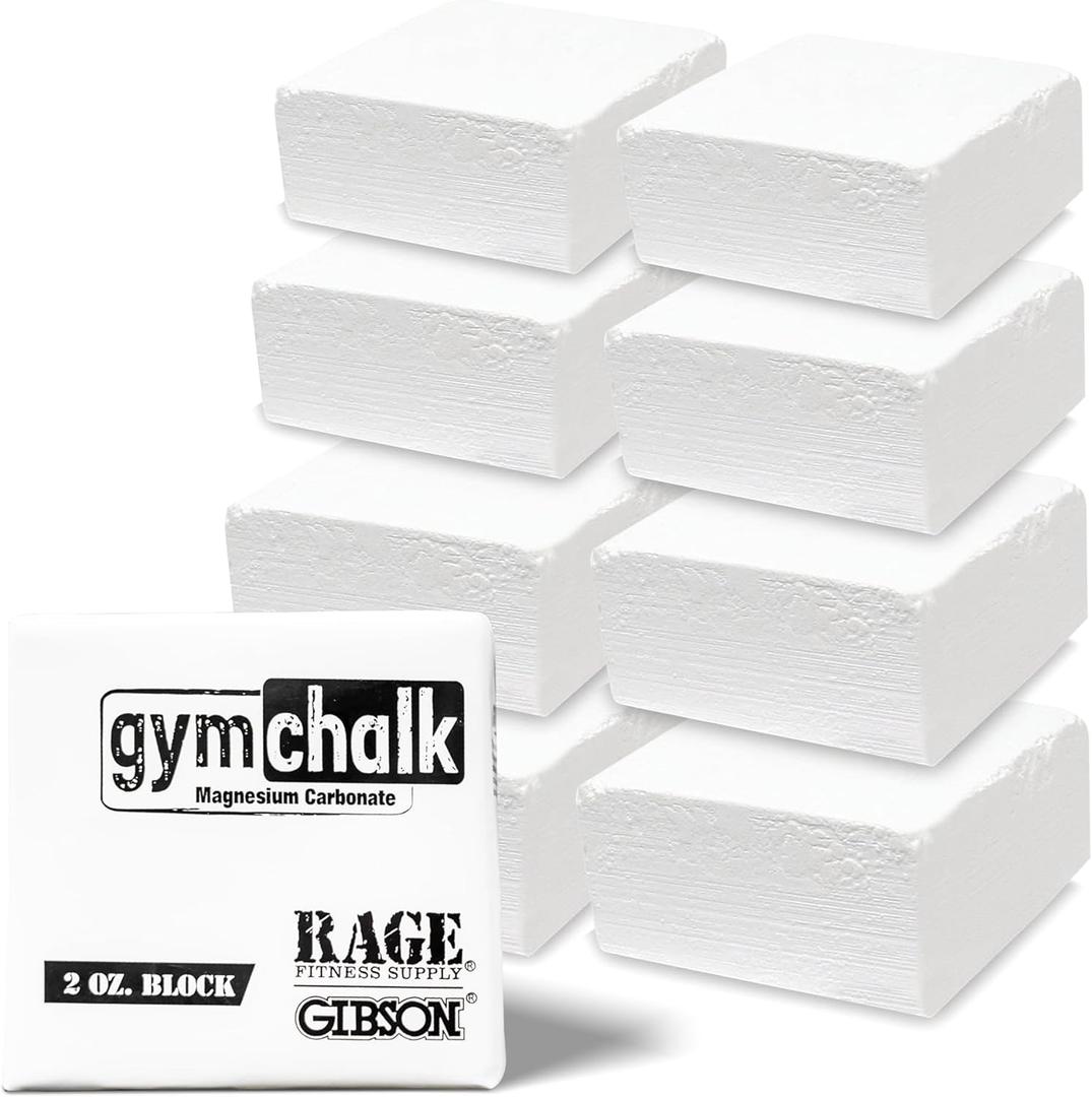Premium Gym Chalk, Pure Magnesium Carbonate Chalk for Excellent Grip, Weightlifting, Gymnastics, Rock Climbing - Block Chalk