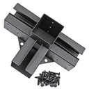 Antsky Pergola Brackets - 4-Way Right Angle Corner Bracket, Stainless Steel Pergola kit, Bracket with Screws for Wood Beams（2 Pack）