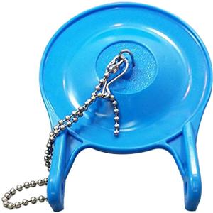Hibbent Large 3-Inch Toilet Flapper Replacement Compatible with Gerber 99-788, Water Conserving Toilet Flappers for 3 Inch Flush Valves, Stainless Steel Chain, High Performance, Easy to Install, Blue