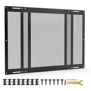 Upgraded Steel RV Screen Door Protector Grille - Lightweight Adjustable Guard for Dogs, Fits Door Width 18.11"–31.5", Perfect for RV, Camper