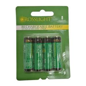 ROSSLIGHT RECHARGEABLE BATTERY AA Ni-Mh 900 mAh 4-Pack