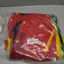Men's Fashion Varsity Jacket Causal Slim Fit Wool Letterman Baseball Bomber Jackets (Red, M)